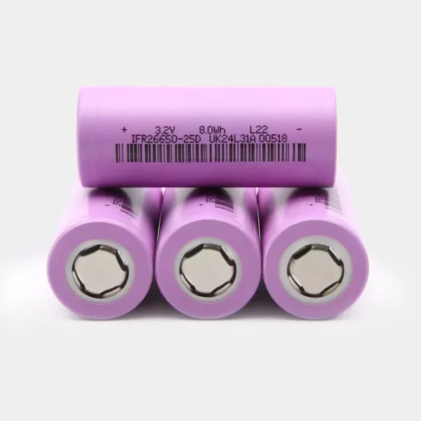 Melasta Rechargeable Lifepo4 Cells Cylindrical IFR26650-25D Low-Temperature Battery (-40℃)2500mAh LiFePO4 Cells