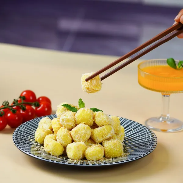 Fried Chinese Yam Semi-finished Product: Fried Snack, Leisure Food, Battered Crispy Yam, Candied Yam Chunks; Commercial Wholesale300g photo-3