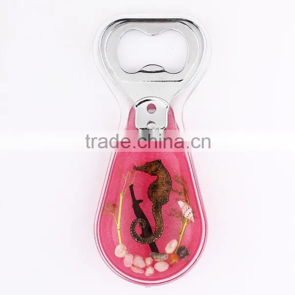2016 New Resin Promotional Beer Bottle Opener PVC Seahorse photo-5