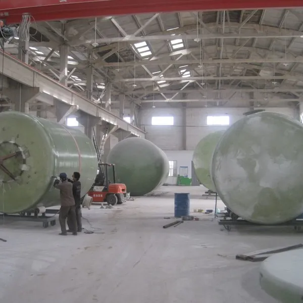 Custom Filament Wound FRP Fiberglass Tank for Chemical Pickling Workshop Acid Liquid Storage