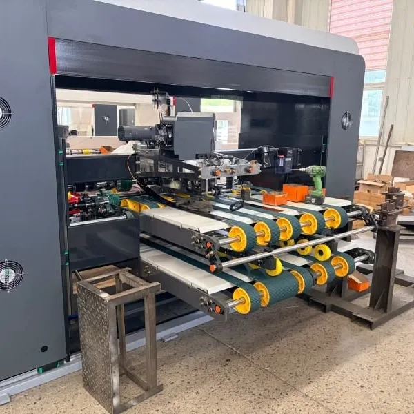 Automatic Folder Gluer Stitcher Carton Forming Machine