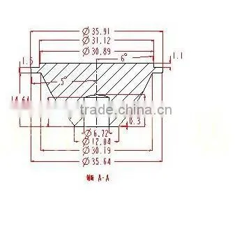 35.8mm 36mm 38mm PMMA Led Optical Lens Reflector photo-4