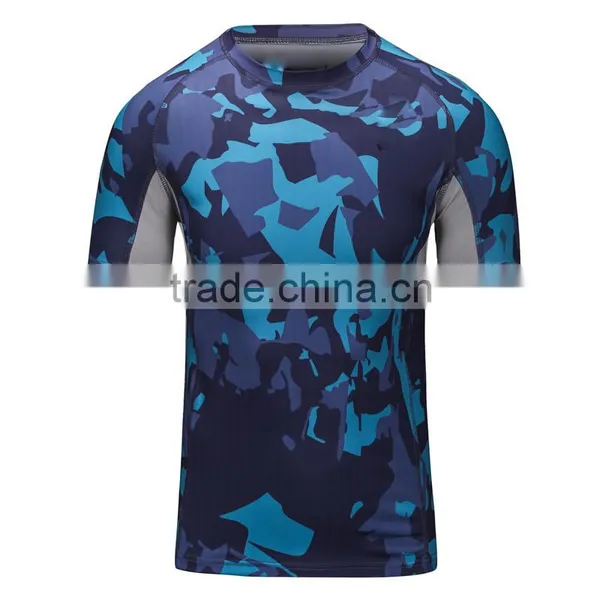 OEM Sportswear Sublimation Surfing Rashguard Sports Tracksuit Men photo-2