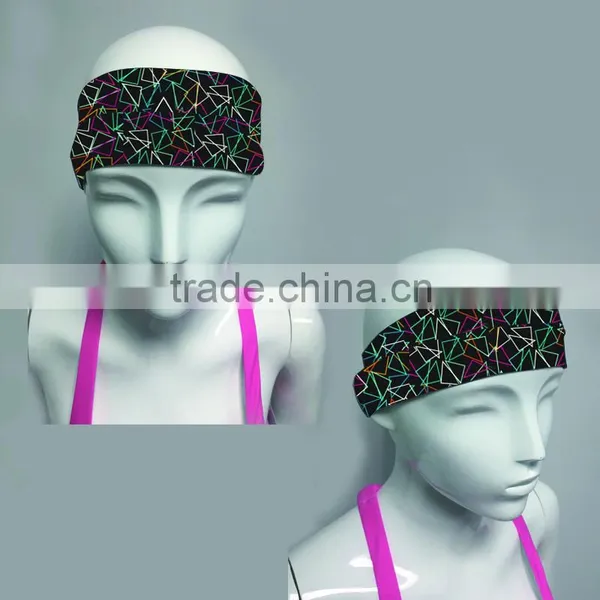 Latest Women Volleyball Sport Decorative Headband Fancy Design Hairband, Fashion Sports Lycra Headband for Sport photo-5