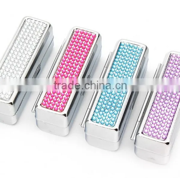 Bling Crystal Girls Lipstick Case photo-3