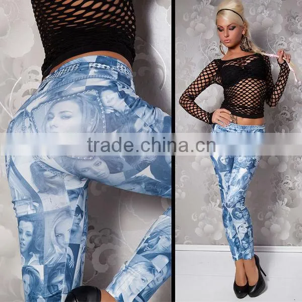 2014 Nude Girls Pictures Sexy Pantyhose Leggings Pants L22007