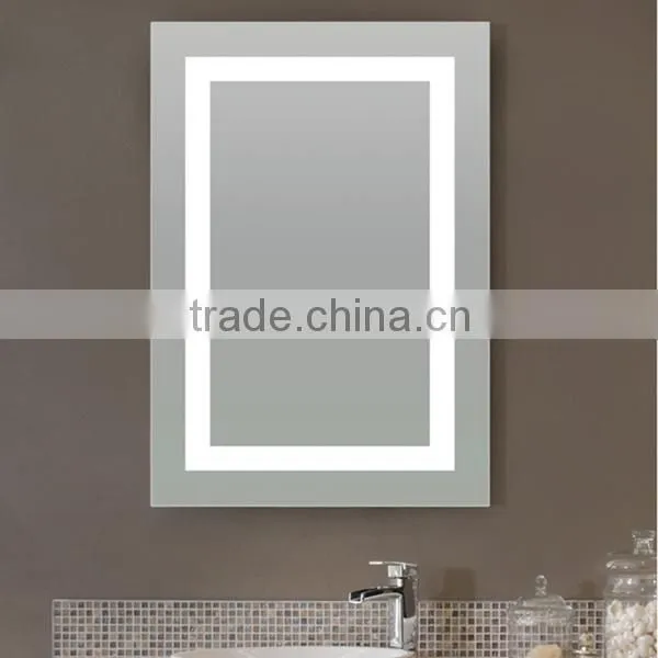 Hotel Bathroom LED Lighted Single Side Shaving Cosmetic Mirror photo-4