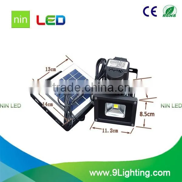 Solar Panel Sensor Cheapest Classical Outdoor 10w Led Floodlight photo-2