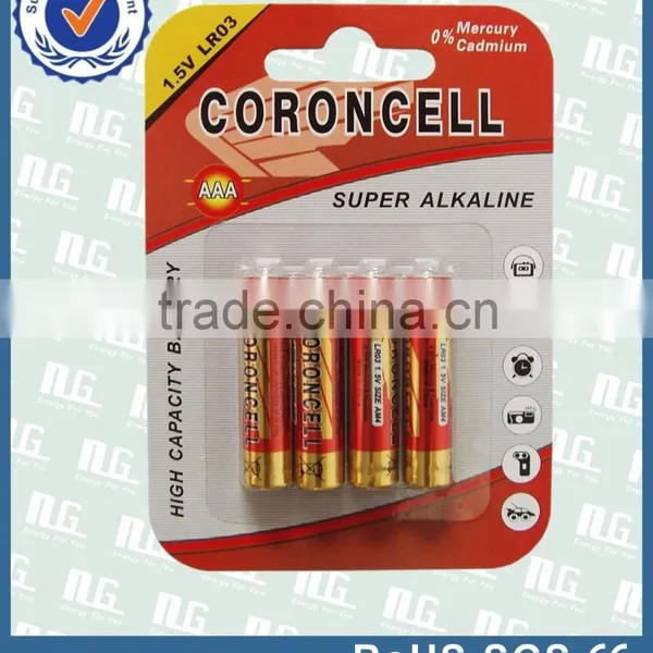 Professional Environmental Lr03 Battery Size Aaa photo-2