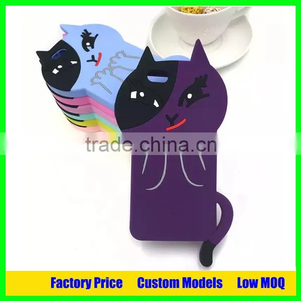 Cute Cat 3d Phone Case for Iphone 5s Silicone Phone Case photo-2