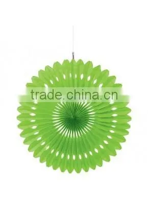 Hot Sale !small Lovely Tissue Paper Fan for Party Wedding Decorations photo-3