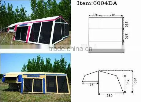 Camper Trailer Tent With Double Awning photo-6