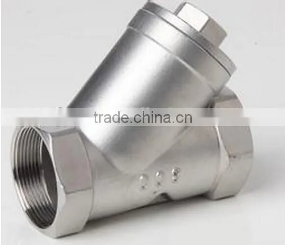WCB Y type strainer, y strainer filter valve