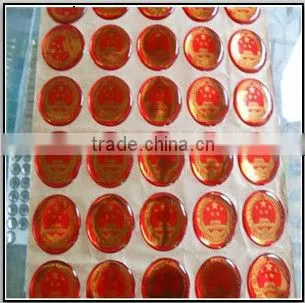 Custom Adhesive Dome Sticker Epoxy Resin Sticker Machine PU Epoxy Sticker photo-2