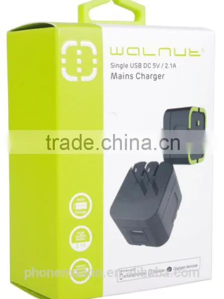 2015 Walnut 2.1A Single USB MFI Charger With CE/FCC Approved photo-5
