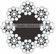 Manufacture 8X19s+FC Stainless Steel Wire Rope/ Steel Cable