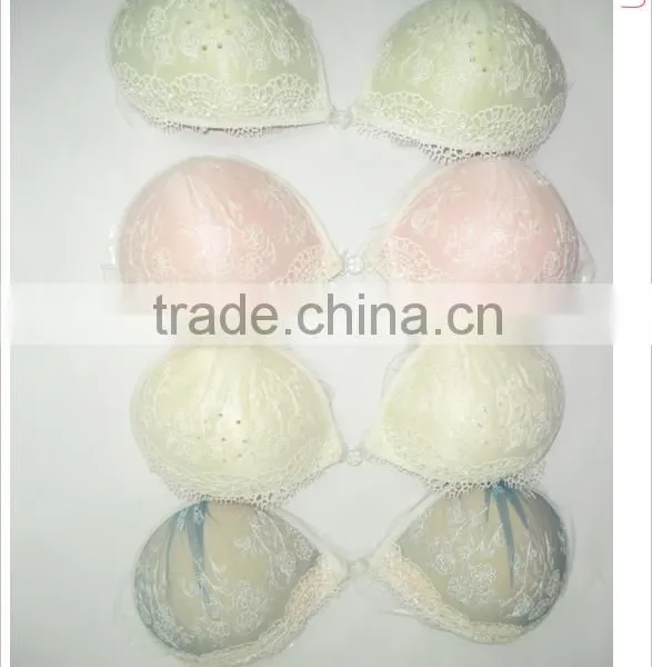 Romantic Design Strapless Sexy Girl Lace Bra for Wedding photo-6
