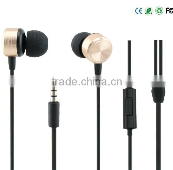 Matel In Earphone Mono Stereo Handfree Mp3