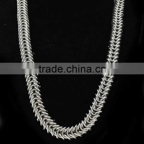 Stainless Steel Complex Chain Mens Necklace, Stainless Steel Jewlry Manufacturer