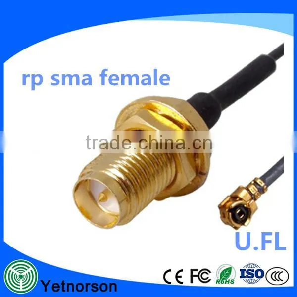 Mini PCI U.FL / IPX to RP-SMA Female Jack Pigtail Cable For PCI Wifi Card 10cm photo-3