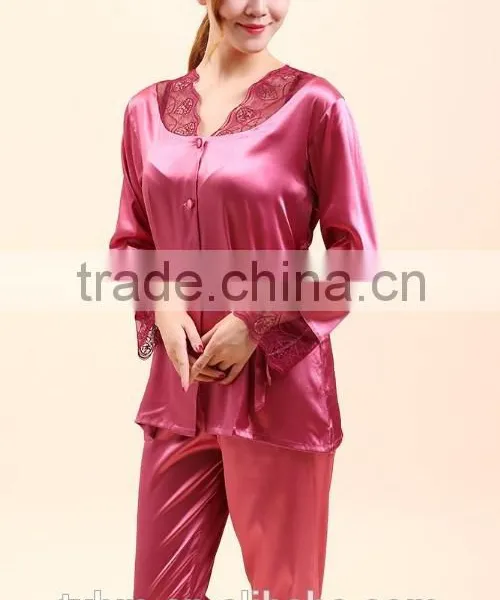 2016 Luxury 100% Silk Pajama Nightwear photo-2