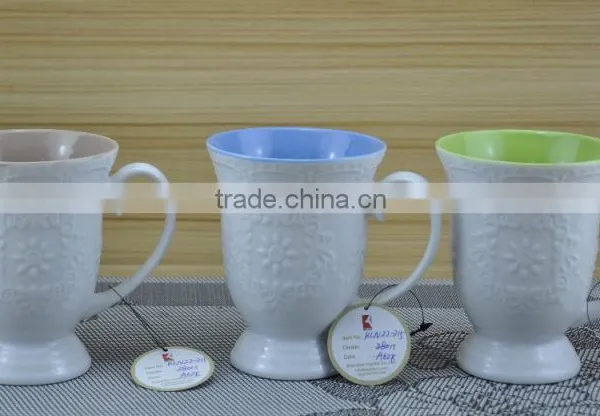 11OZ Maple Leaf Design Full Decal Print Coffee Cups, Shiny Surface New Bone China Mug, KL8009-317 photo-6