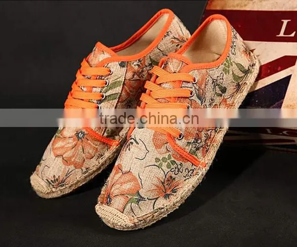Mens Espadrille Shoes , Tide up Canvas Espadrilles,espadrilles Stock,espadrilles Shoes Men photo-3