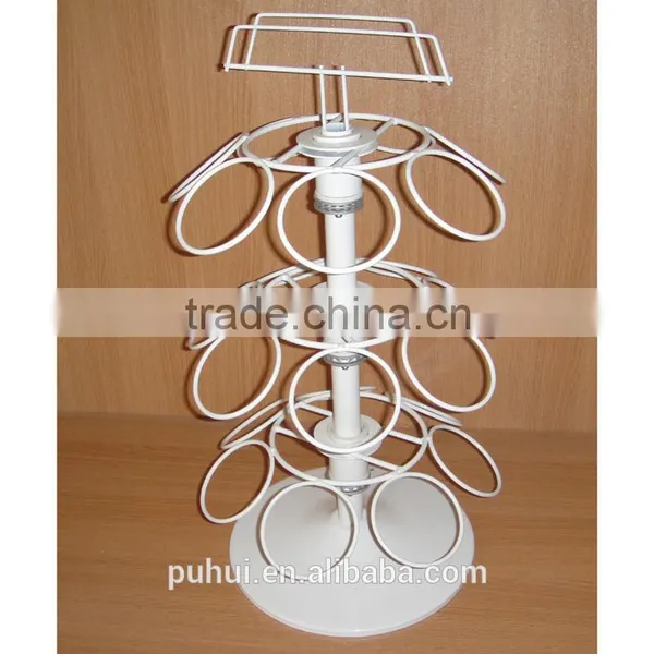 Metal Wire 3 Sides Rotating Counter Rack With Good Design photo-3