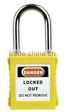 Steel Padlocks With Keys Steel Cable Padlock Waterproof Steel Lockout photo-2