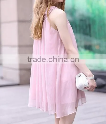 D73014h 2016 Summer Europe Fashion Maternity Dress Wholesale Maternity Clothes Chiffon Maternity Wear photo-5