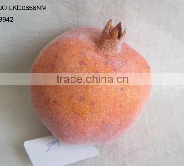Decorative Artificial Foam Pomegranate Fruits 3.5"*3.5" With Emulation Sugar for Havest Home Decoration photo-4