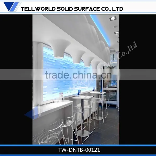 6 Person Seats TOP QUALITY High Gloss White Modern Dining Table Set photo-4