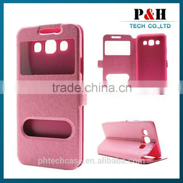 2015 Hot Book Flip PU Leather Stand Mobile Phone Case Cover For Samsun photo-6