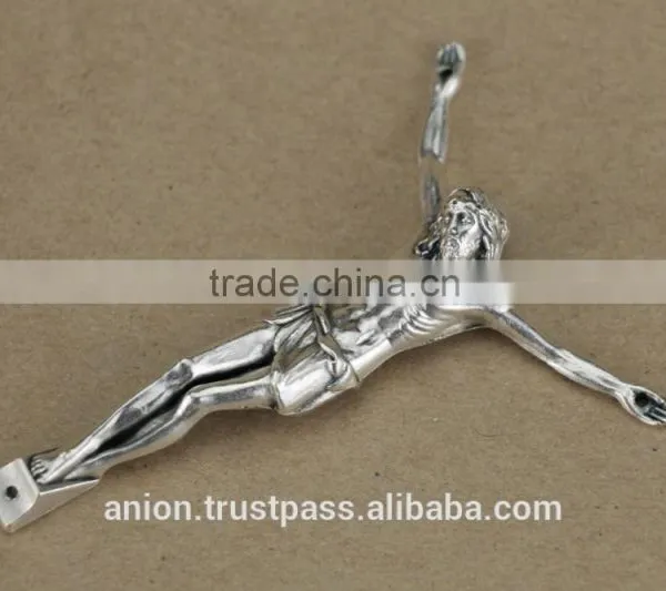 Crucifix Metal Figure of Jesus Christ Medium Size photo-5