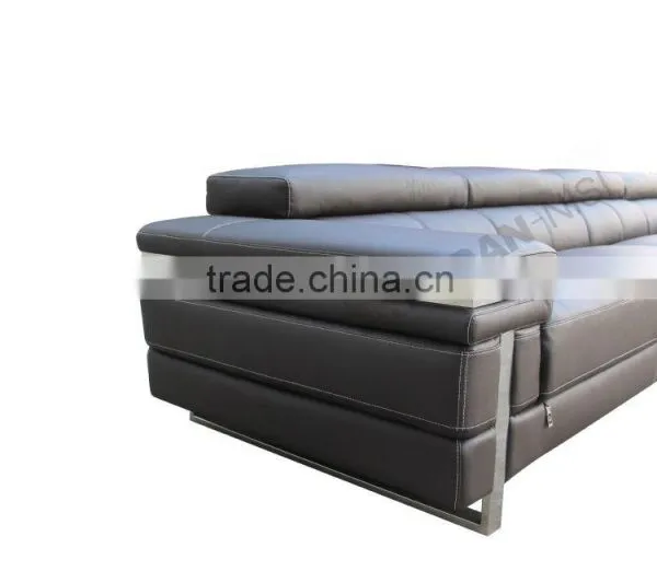 Nice Nodern Home Furniture 3-seat Leather Sofa for Sale photo-3