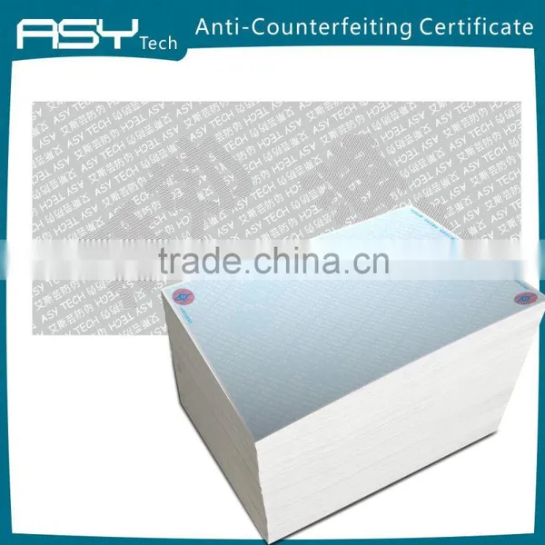 A4 Anti-Copy Photo Copy Paper With Watermark Quality Choice