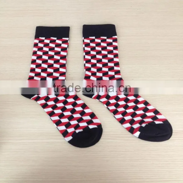 100 Cotton In Stock Cartoon Dress Tube Socks photo-2