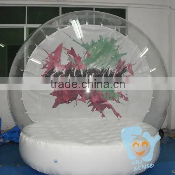 Outdoor Funny Inflatable Snow Globe for Holiday Events photo-2