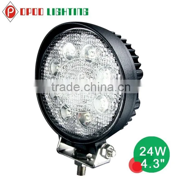 Cheap Price 4WD Truck 24W Led Work Light,4.3" Round 24W Led Work Light photo-2