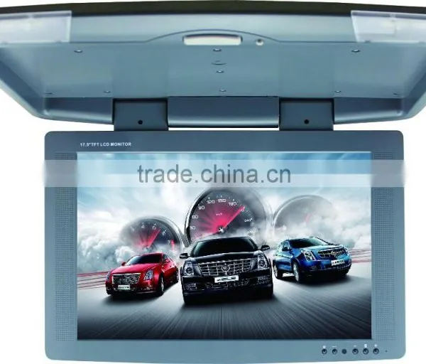 17.5 Car Lcd Monitor Roof Motorized Monitor With sd Usb av