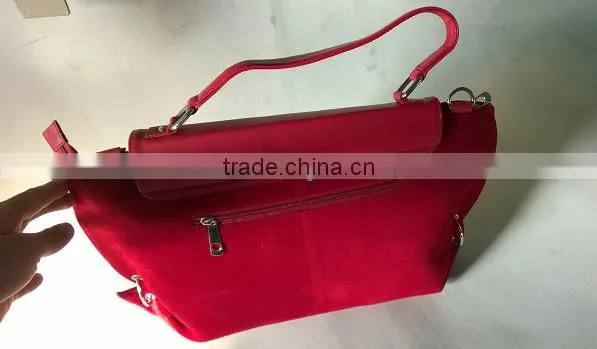 Designer Red Coloured Handbag photo-2