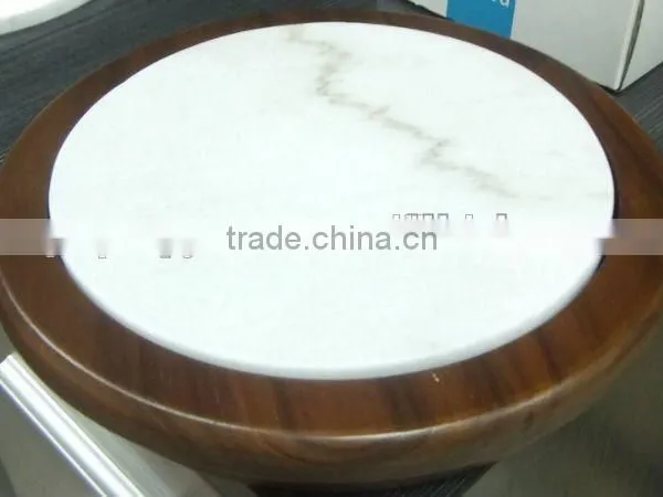 Marble Chopping Block Wooden Cutting Board Set With 4 Cheese Slicers and Knife Holder Drawer photo-4