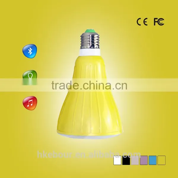 E27 Wireless Bluetooth Speaker LED Light Bulb With Phone APP photo-2
