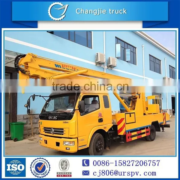 high-platform operation truck, platform lift trucks, dongfeng tow truck