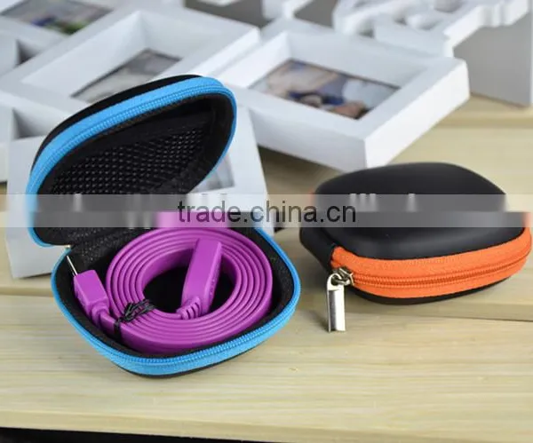 EVA Earphone Pouch With Zipper,Snakeskin Grain EVA Sunglasses Case photo-5