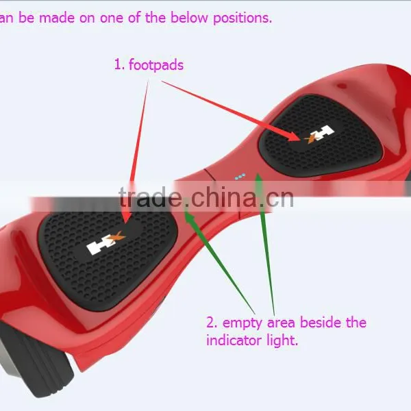Smart Self Balance 2 Wheel Electric Scooter Portable Drifting Hoverboard photo-3
