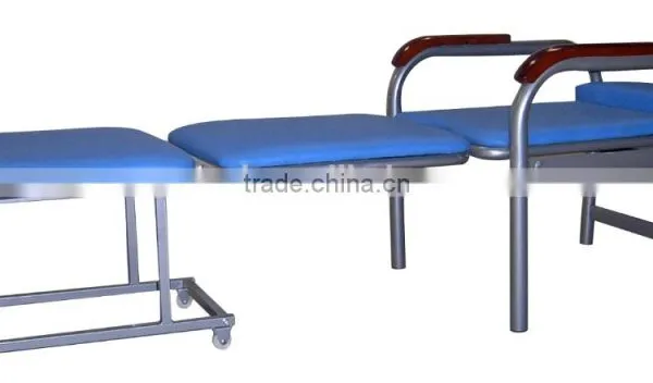 GT-3810 Full Quality Hospital Accompanying Chair With Castors and Pillow photo-2