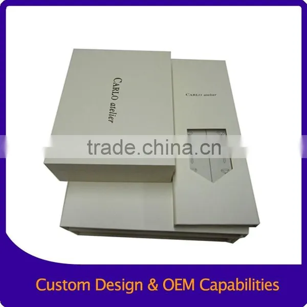 Simple Ink Print White Corrugated Paper Box photo-2