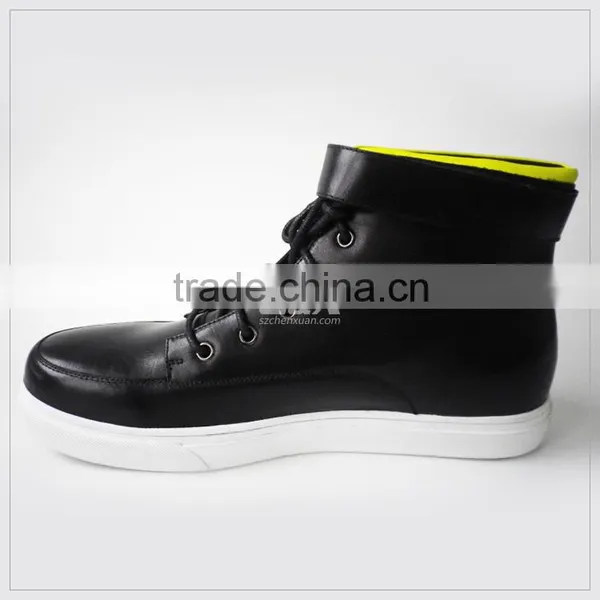 2016 Men Leather Sneaker Laced up Sneakers photo-2