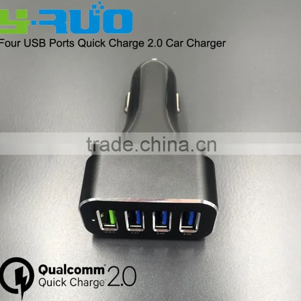 China Supplier [Qualcomm Certified] Quick Charge QC 2.0 Four USB Ports Car Charger for Smartphone photo-6